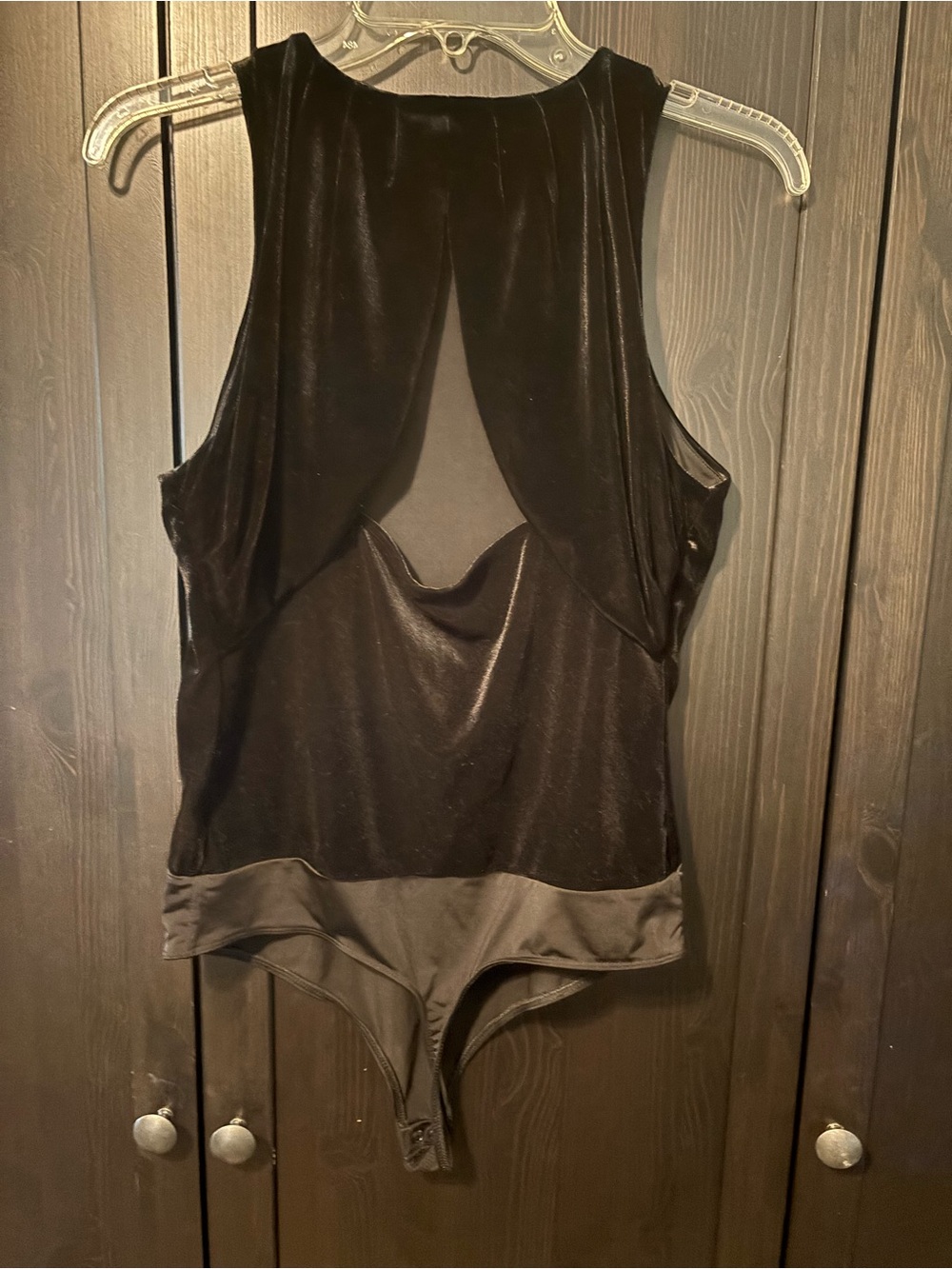 Express velvet bodysuit - Picture 2 of 2